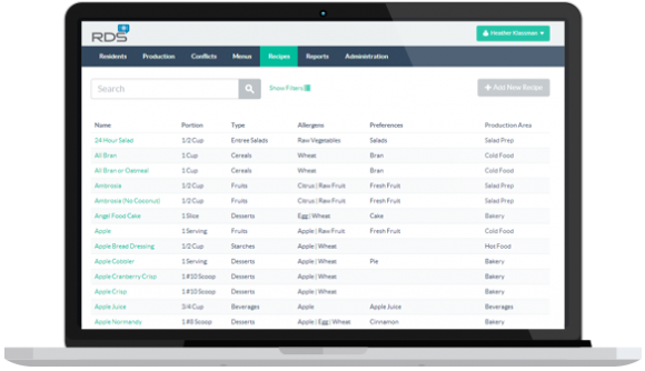Comprehensive Recipe and Menu Planning Software Solutions for Long Term Care